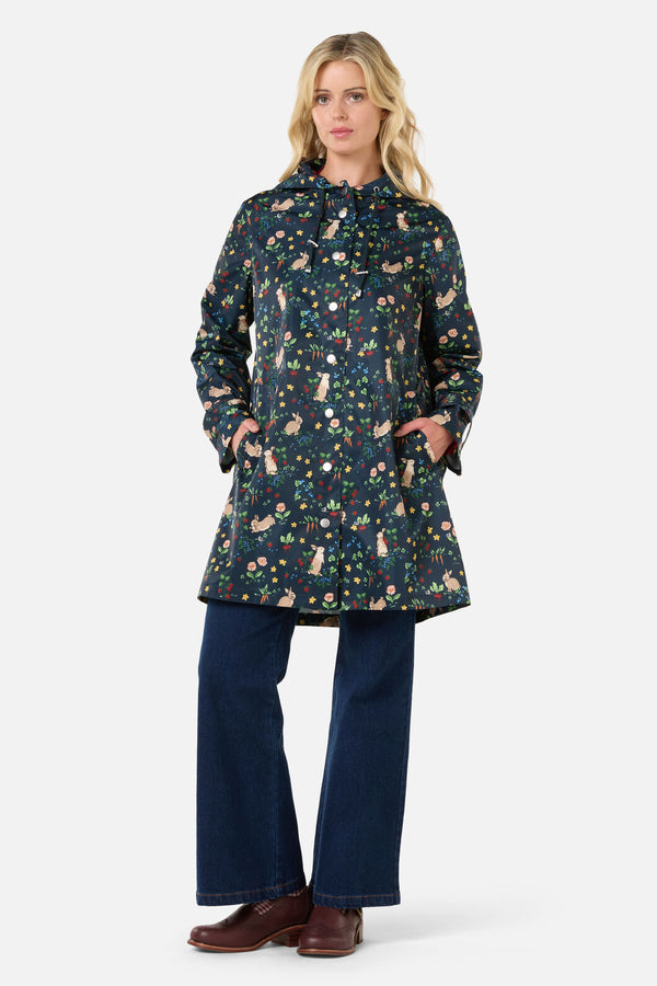 Princess Highway - Lola Rabbit Raincoat - navy