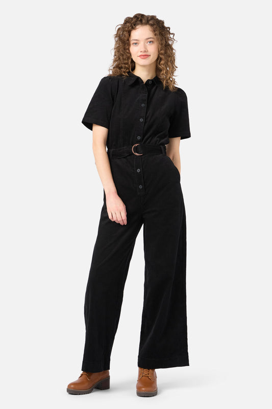 Princess Highway - Demi Cord Jumpsuit - black