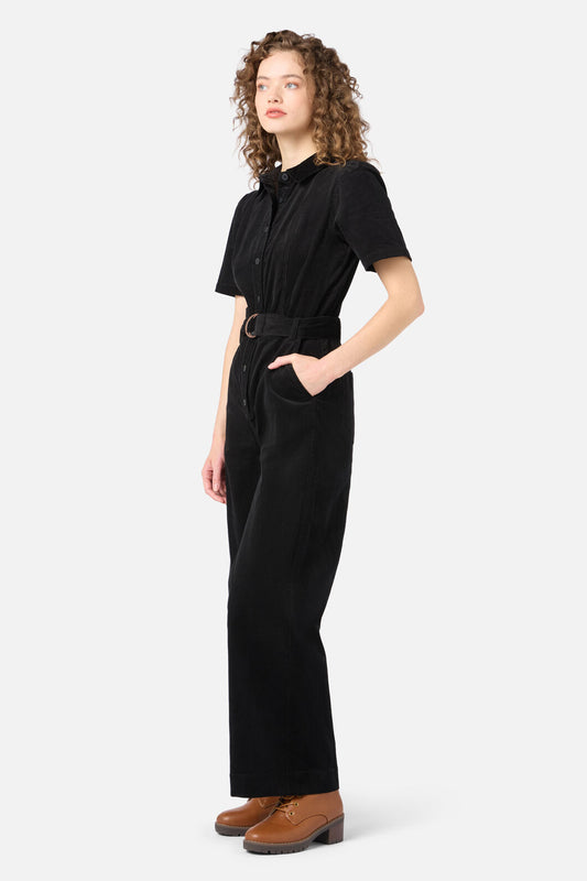 Princess Highway - Demi Cord Jumpsuit - black