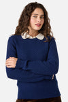 Princess Highway - Paige Wool Blend Jumper - navy