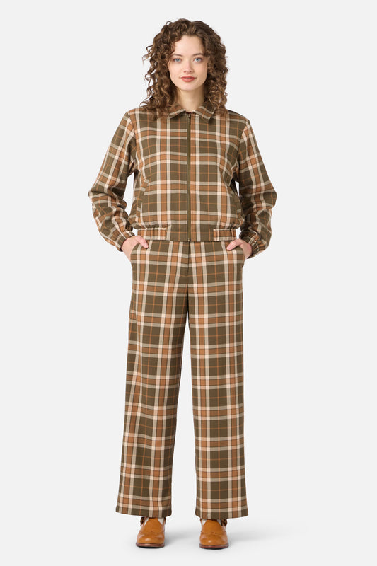 Princess Highway - Vera Check Pants - green