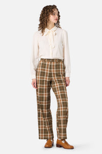 Princess Highway - Vera Check Pants - green