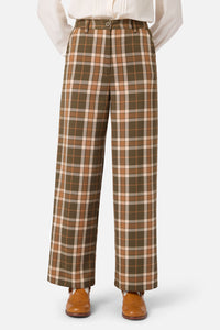 Princess Highway - Vera Check Pants - green