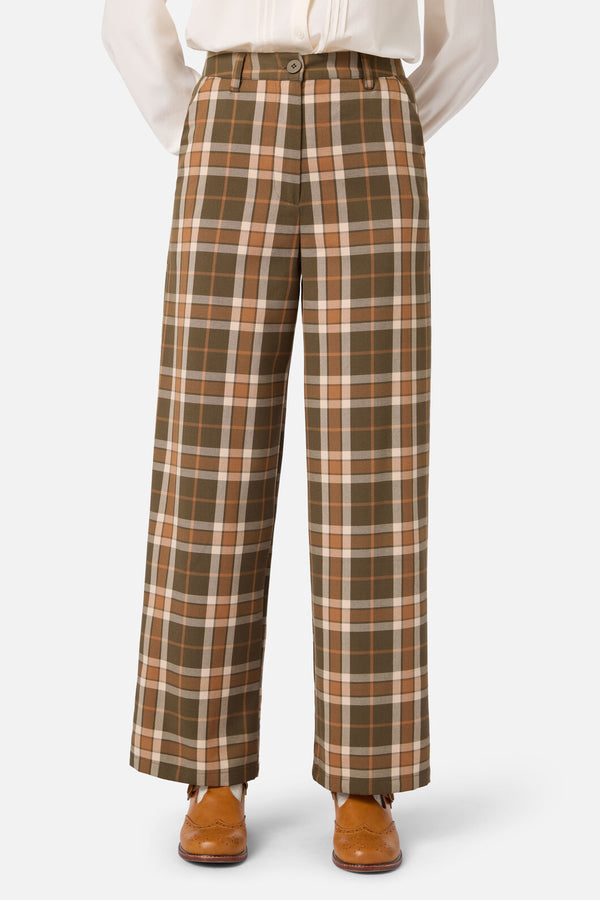 Princess Highway - Vera Check Pants - green