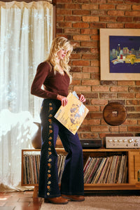 Princess Highway - Gloria Embroidered Jean - blue-denim