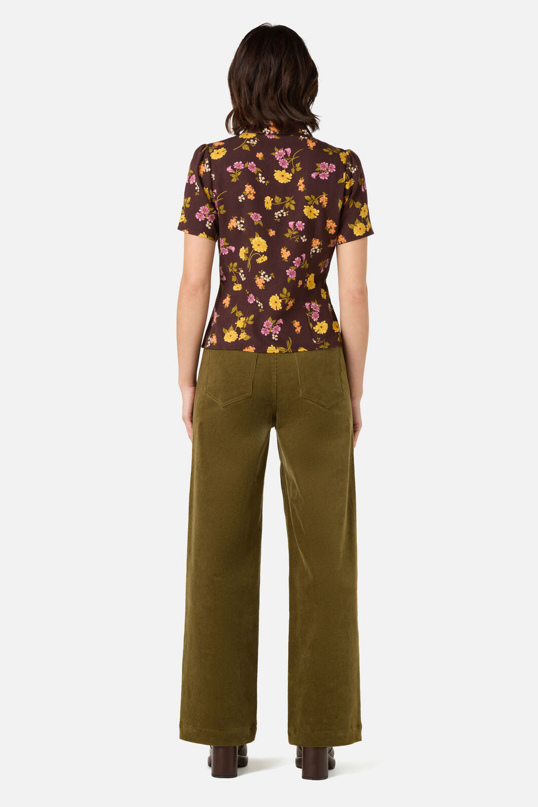 Princess Highway - Winona Flower Blouse - chocolate