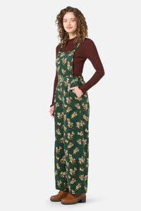 Princess Highway - Wattle & Butterfly Overall - green