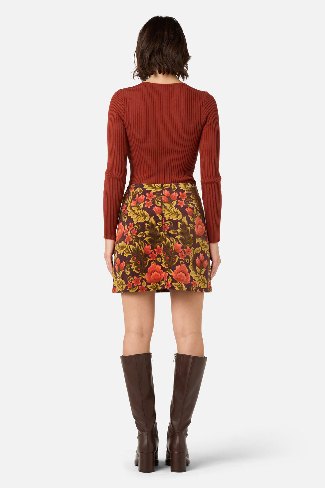 Princess Highway - Anna Bow Knit Top - rust