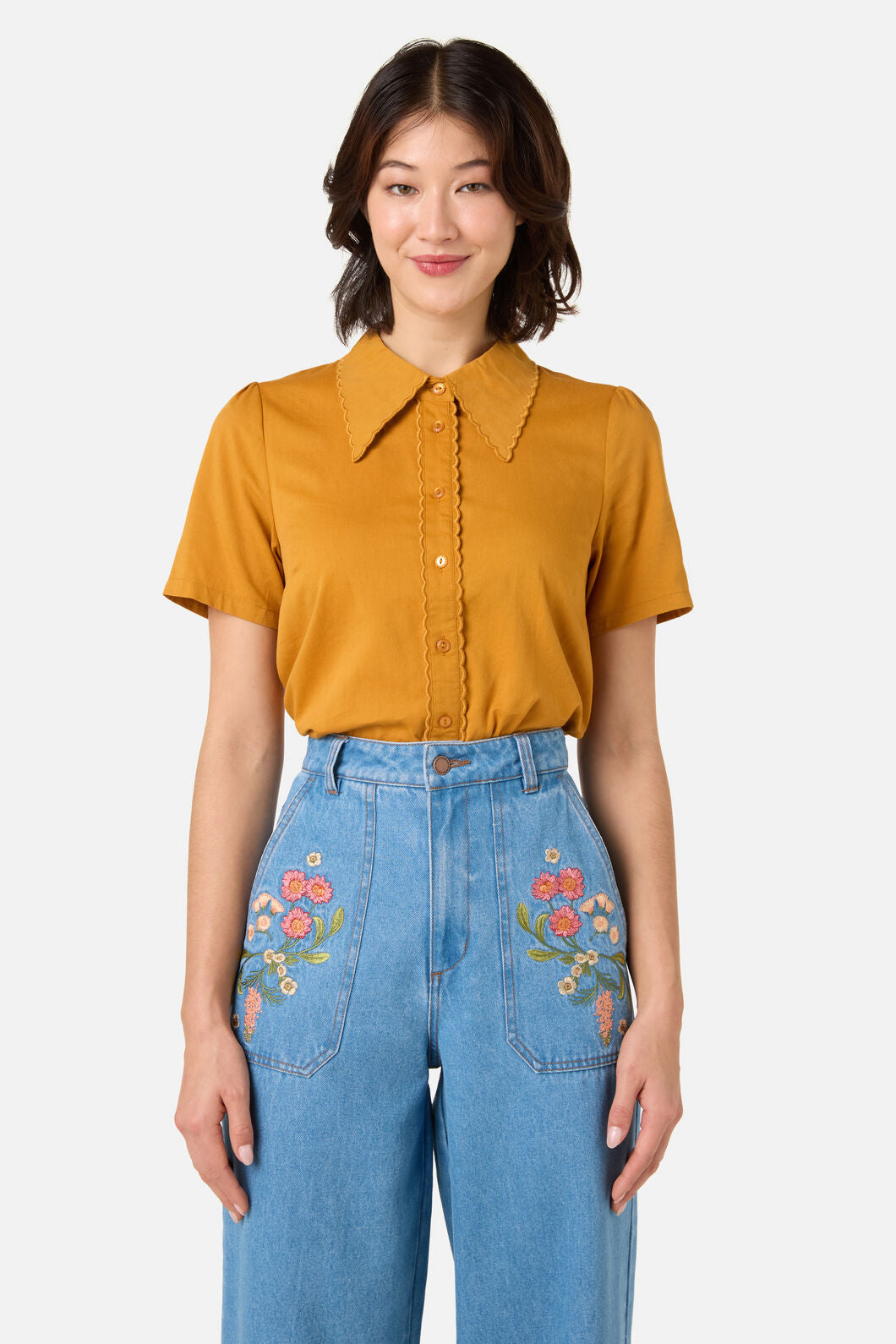 Princess Highway - Elouise Blouse - gold