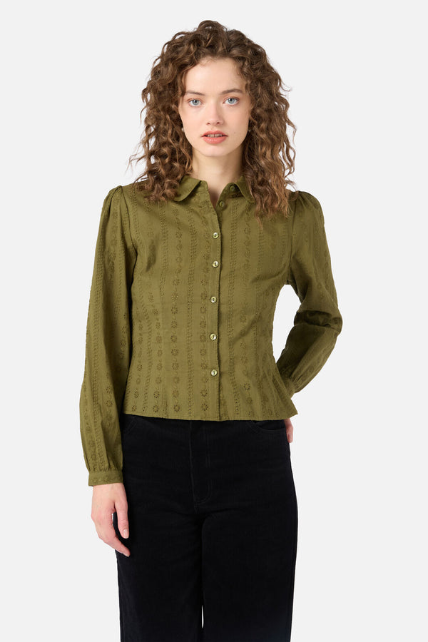 Princess Highway - Evelyn Blouse - avocado