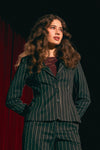 Princess Highway - Celeste Pinstripe Blazer - black