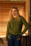 Princess Highway - Cute Cozy Wool Blend Jumper - olive
