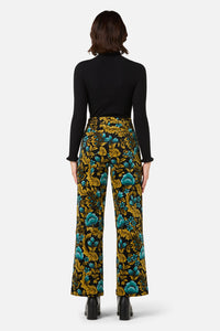 Princess Highway - Azura Velvet Pant - blue