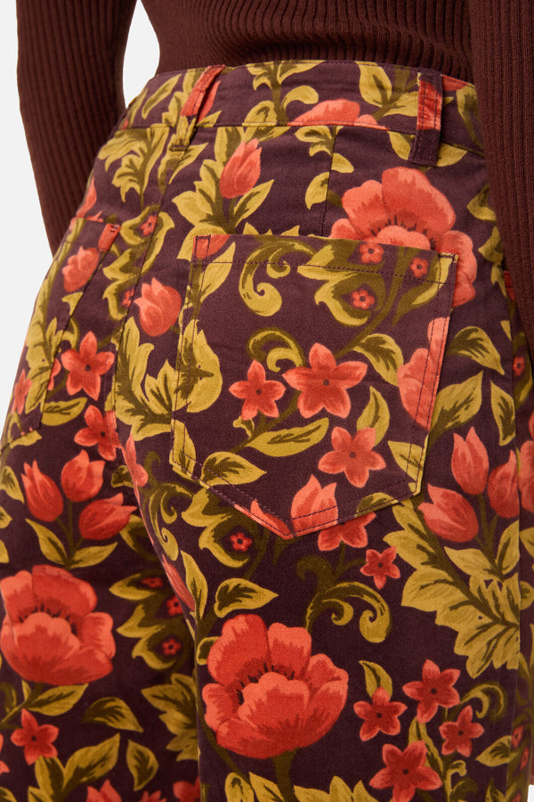 Princess Highway - Azura Velvet Pant - rust
