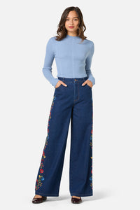 Princess Highway - Sophie Long Sleeve Knit Top - blue