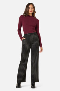 Princess Highway - Sophie Long Sleeve Knit Top - plum