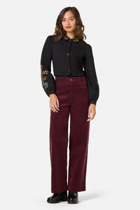 Princess Highway - Joelle Embroidered Blouse - black