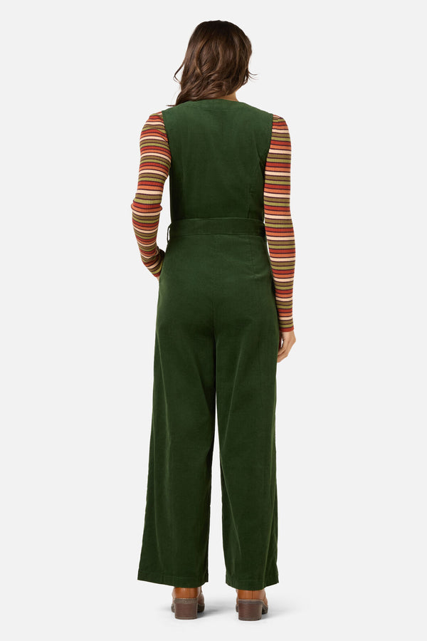 Princess Highway - Robyn Cord Jumpsuit - green