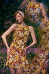Princess Highway - Twiggy Floral Shift Dress - golden-brown