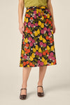 Princess Highway - Fancy Fruit Midi Skirt - navy