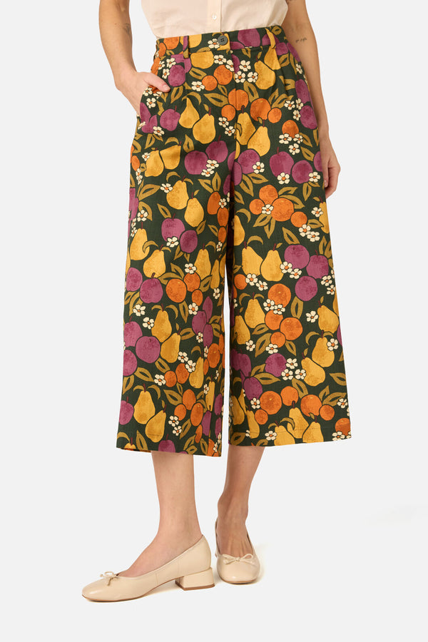 Princess Highway - Fancy Fruit Culotte - green