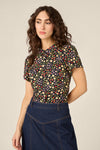 Princess Highway - Ditsy Ladybug Floral Blouse - navy