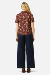 Princess Highway - Cute Cats Blouse - plum