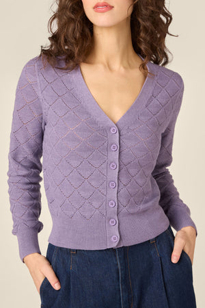 Princess Highway - Celina Cardigan - lilac