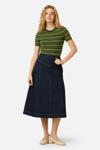 Princess Highway - Patsy Stripe Knit Top - green