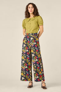 Princess Highway - Fairy Wren Wide Leg Pant - navy