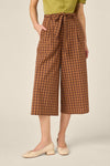 Princess Highway - Billie Check Culotte - chocolate