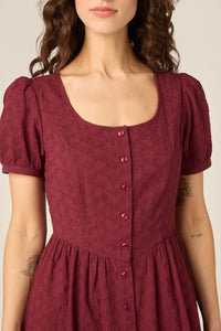 Princess Highway - Nova Prairie Dress - wine