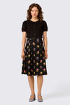 Princess Highway - Meika 90S Flower Skirt - black