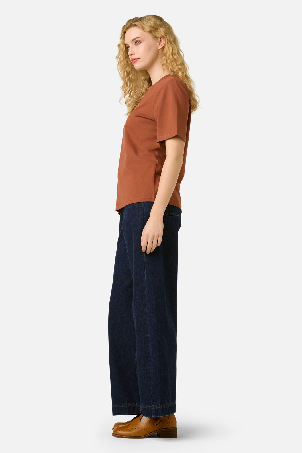 Princess Highway - Kangaroo Relaxed Tee - rust