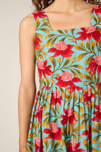 Princess Highway - Waratah Midi Sun Dress - teal