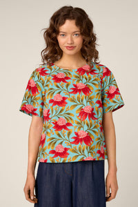 Princess Highway - Waratah Short Sleeve Top - teal