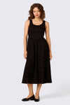 Princess Highway - Bethany Broderie Midi Dress - black