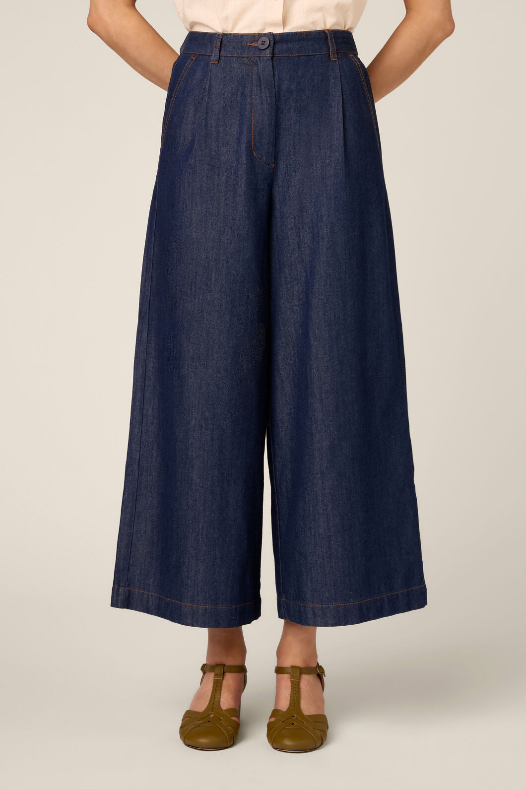 Princess Highway - Joe Classic Denim Culotte - blue-denim