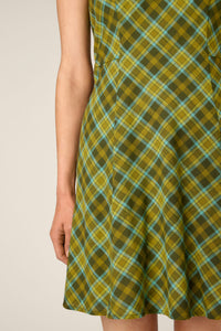 Princess Highway - Edwina Check Mini Dress - green