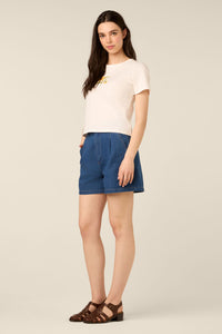 Princess Highway - Sunflower Printed Tee - off-white