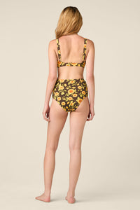 Princess Highway - Sunflower Bikini Top - chocolate