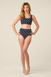 Princess Highway - Polka Dot Bikini Bottom - navy
