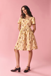 Princess Highway - Native Bee & Flora Dress - lemon
