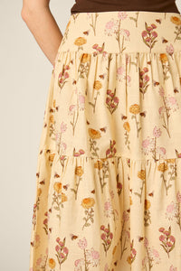 Princess Highway - Native Bee & Flora Skirt - lemon