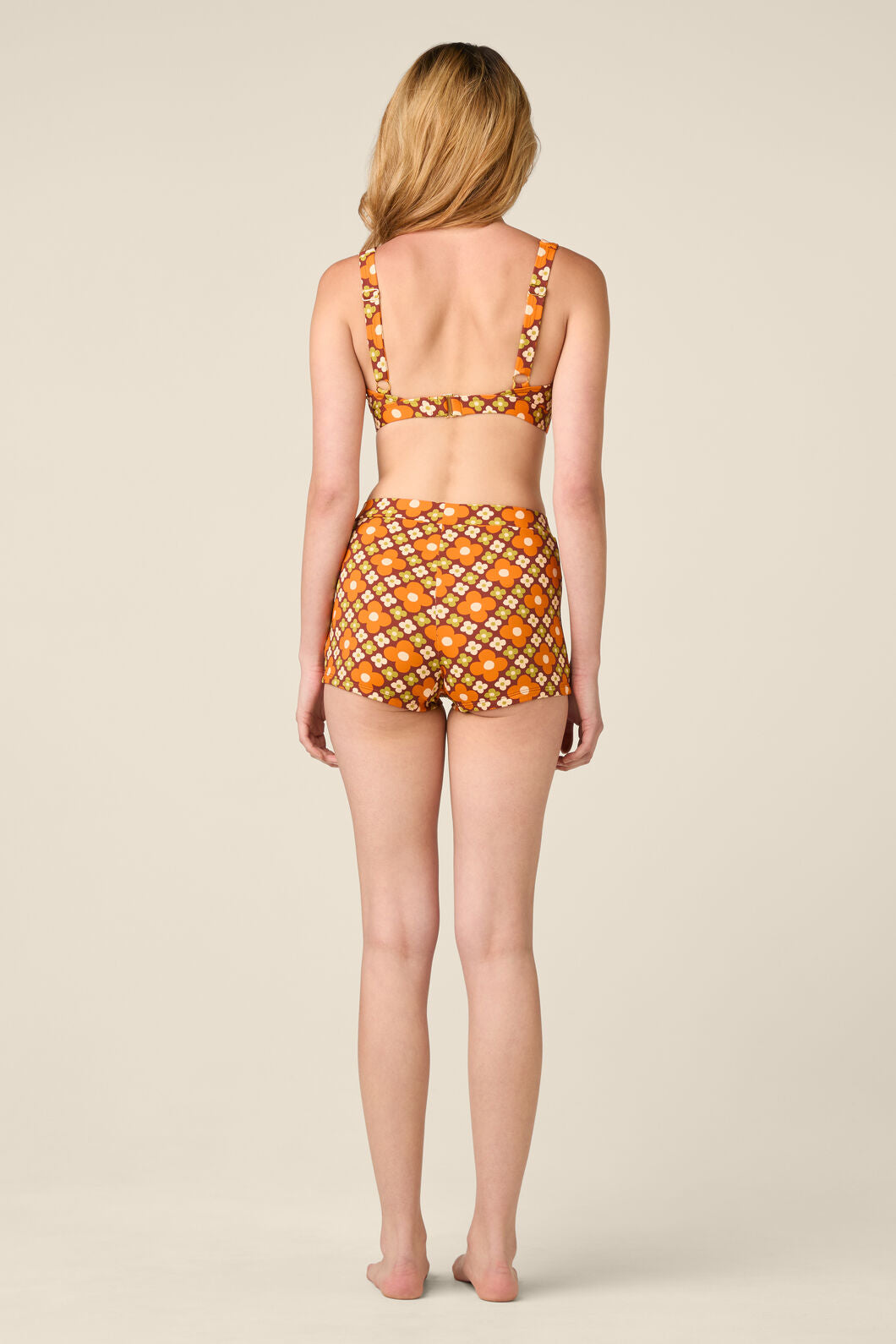 Princess Highway - Mimi Geo Boyleg Bikini Bottom - chocolate