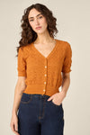 Princess Highway - Sunny Lace Knit Cardigan - gold