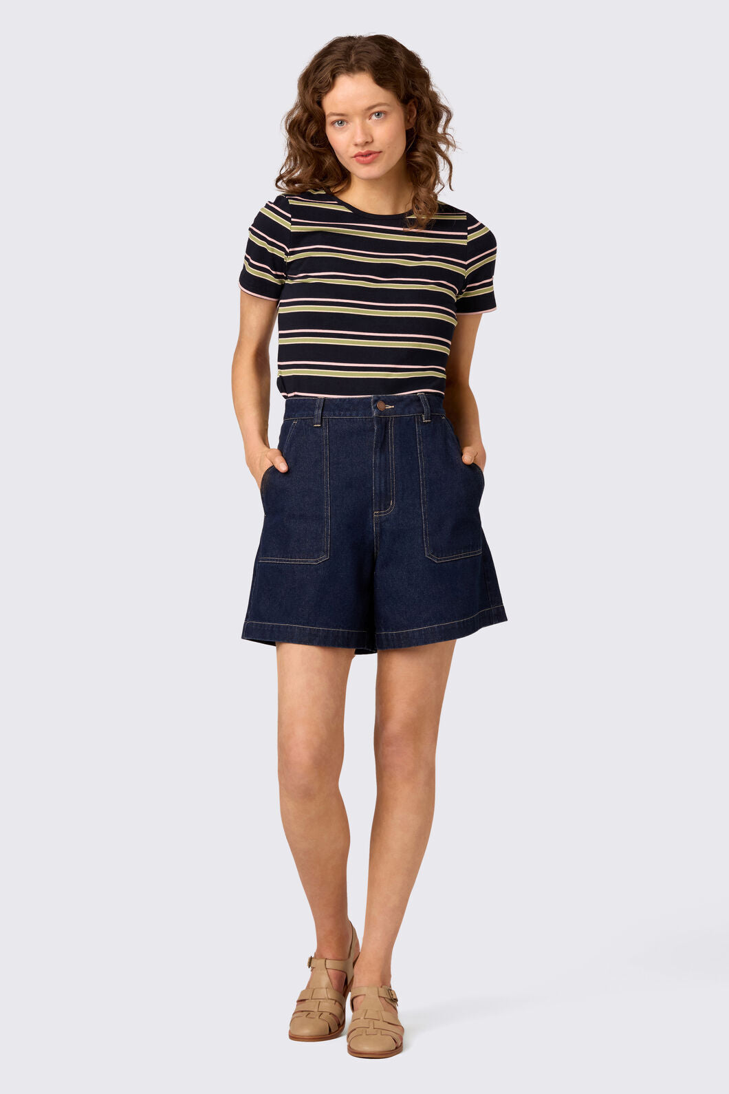Princess Highway - Reece Denim Short - dark-denim