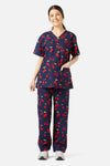 Princess Highway - Sweet Cherry Scrub Set - navy