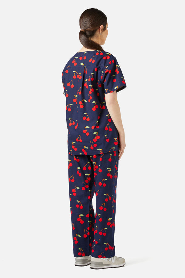 Princess Highway - Sweet Cherry Scrub Set - navy