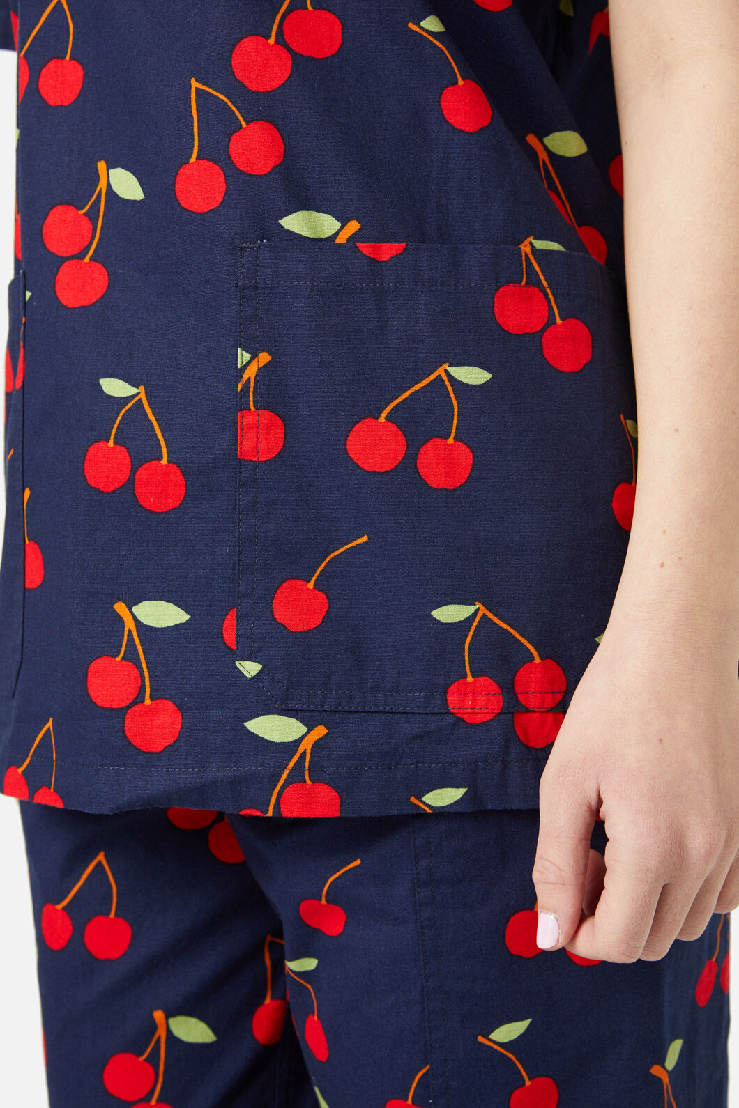 Princess Highway - Sweet Cherry Scrub Set - navy